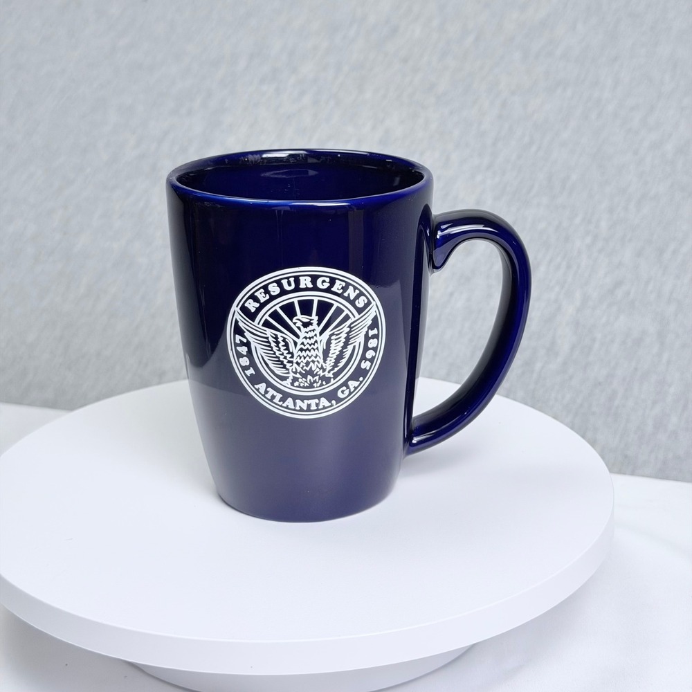 City of Atlanta Resurgens Phoenix Seal Cobalt Blue Ceramic Coffee Mug